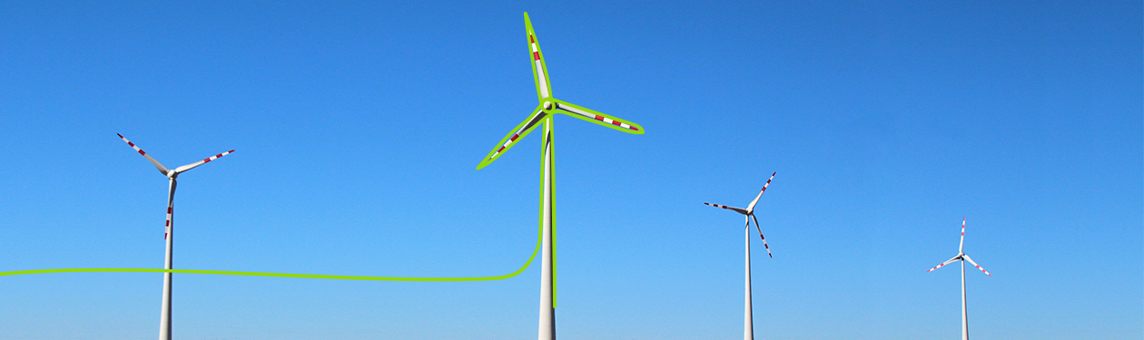 Windmolens voor windenergie